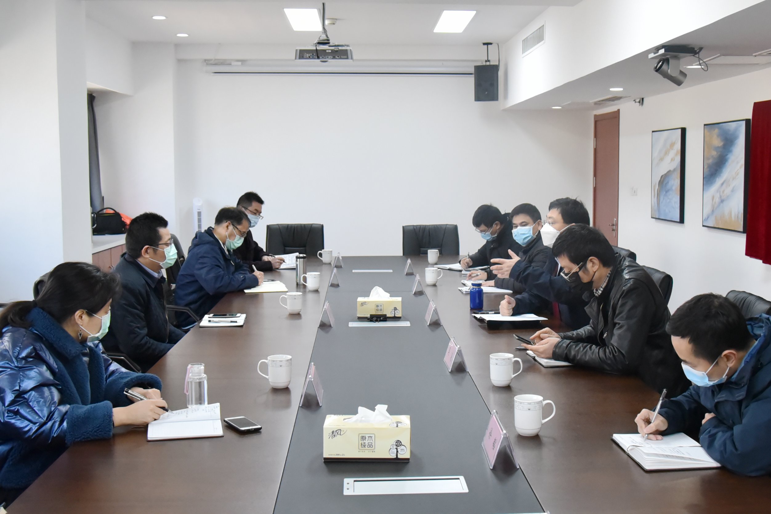 兴合集团赵有国副总裁一行调研milan.com疫情防控工作